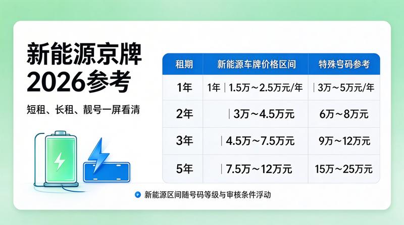 2026年车牌政策解读